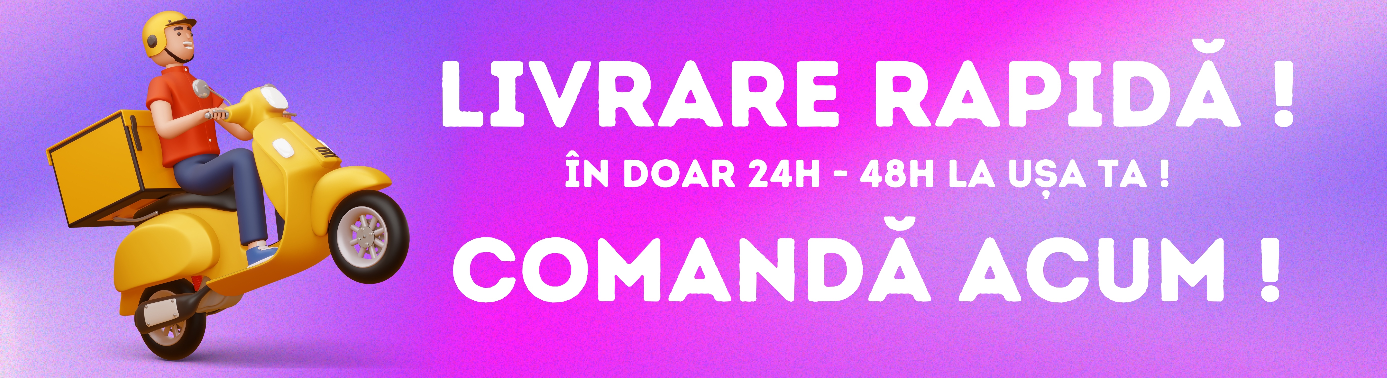 Banner livrare rapida